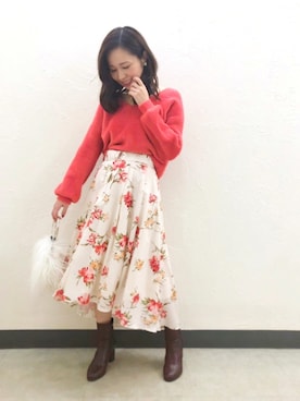 高橋由希さん（レディース・156cm）の冬コーディネート