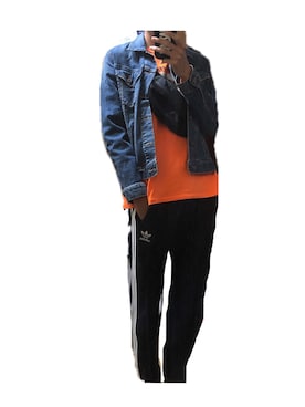 「アディダスオリジナルス」｜「アイテム（ボディバッグ/ウエストポーチ）」を使った、Yさん（メンズ・180cm）の冬コーディネート