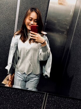 Fei LUさん（レディース・159cm）の春コーディネート