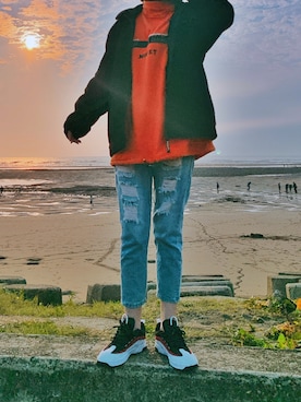 「oversize」｜「アイテム（その他トップス）」を使った、peggy.qiuさん（レディース・164cm）の春コーディネート