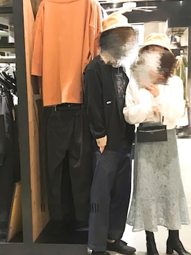 「H&M（エイチ・アンド・エム）のアイテム（パーカー）」を使った、lemayuさん（レディース・156cm）の春コーディネート