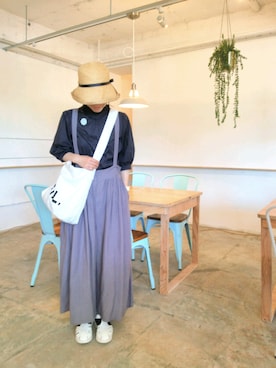 「盛り髪」｜tyu____tyuさん（レディース・158cm）の夏コーディネート