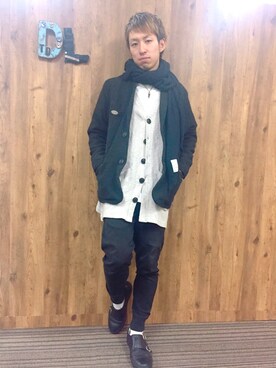 「VIRGOwearworks（ヴァルゴウェアワークス）のアイテム（ジャケット/アウター）」を使った、まこさん（メンズ・163cm）の秋コーディネート