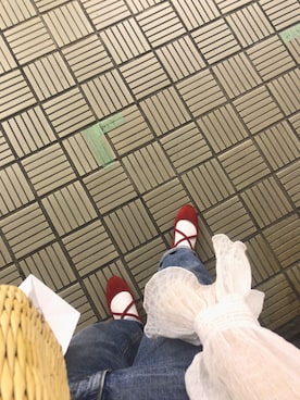 「Another Edition（アナザーエディション）のアイテム（シューズ）」を使った、RUIさん（レディース・155cm）の春コーディネート