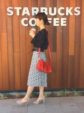 「Dear（ディアー）のアイテム」を使った、まゆゆさん（レディース・157cm）の春コーディネート