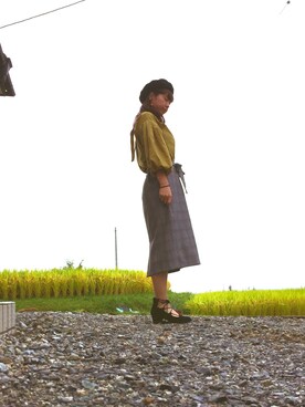 「rps（アールピーエス）のアイテム（その他トップス）」を使った、まゆゆさん（レディース・157cm）の秋コーディネート