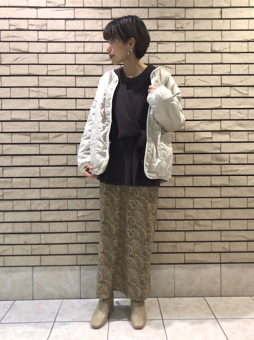 山崎 奈々 Lowrys Farm ミコアローリーズファーム パセオ Lowrys Farmのブルゾンを使ったコーディネート Wear