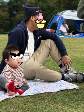 「アイテム（ニットキャップ/ビーニー）」を使った、Kousuke Yanaseさん（メンズ・180cm・20代）の秋コーディネート