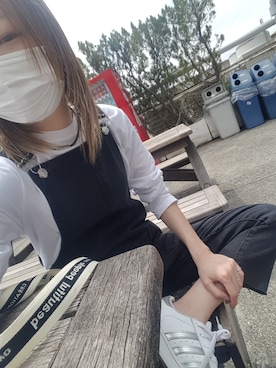 「ZARA（ザラ）のアイテム（サロペット/オーバーオール）」を使った、💙mayubee💙さん（レディース・158cm）の春コーディネート