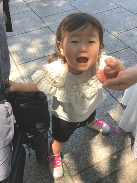 Yu.Re.nさん（キッズ・80cm）の春コーディネート