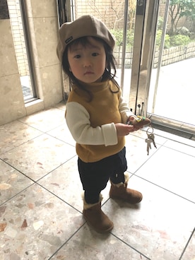 Yu.Re.nさん（キッズ・90cm）の冬コーディネート