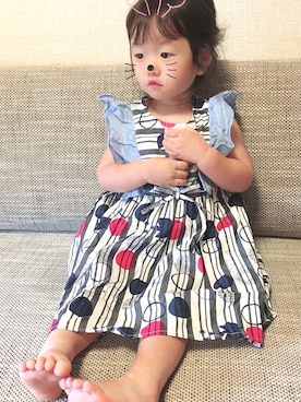 Yu.Re.nさん（キッズ・90cm）の夏コーディネート