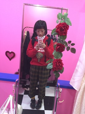 「E.T.」｜「アイテム（その他）」を使った、おこめさん（レディース・159cm）の冬コーディネート