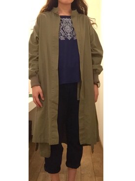 「春コート」｜T.さん（レディース・165cm）の春コーディネート