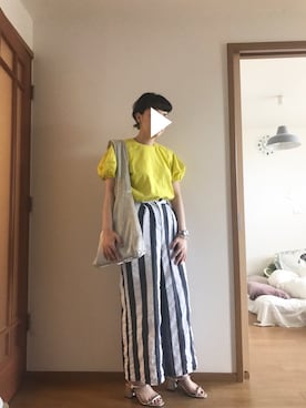 T.さん（レディース・165cm）の夏コーディネート