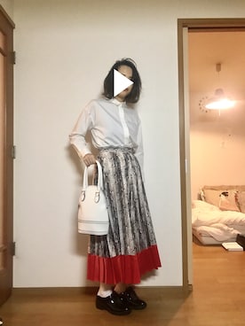 「gallery（ギャラリー）のアイテム」を使った、T.さん（レディース・166cm）の秋コーディネート