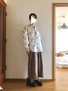 「chigo（チーゴ）のアイテム」を使った、T.さん（レディース・166cm）の秋コーディネート