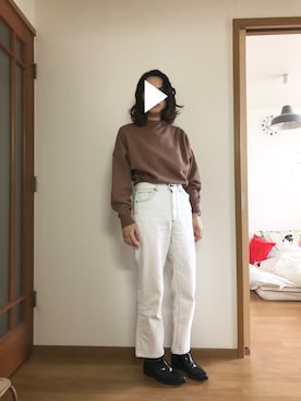 「chigo（チーゴ）のアイテム」を使った、T.さん（レディース・166cm）の秋コーディネート