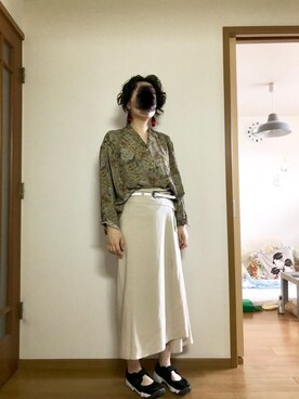 「Soierie（ソワリー）のアイテム」を使った、T.さん（レディース・166cm）の夏コーディネート