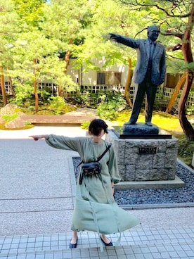 「スタミキ」｜「アイテム（ワンピース/ドレス）」を使った、T.さん（レディース・166cm）の夏コーディネート