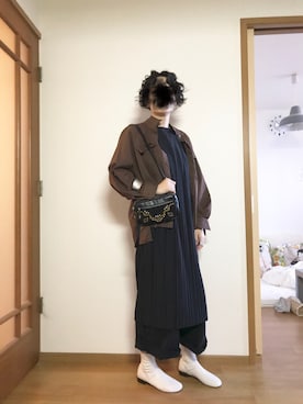 「Didot.（ディドット）のアイテム（ブーツ）」を使った、T.さん（レディース・166cm）の秋コーディネート
