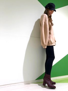 「American Eagle（アメリカンイーグル）のアイテム」を使った、la-nagoyaさん（レディース・163cm）の秋コーディネート