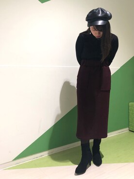 「8419」｜la-nagoyaさん（レディース・163cm）の冬コーディネート