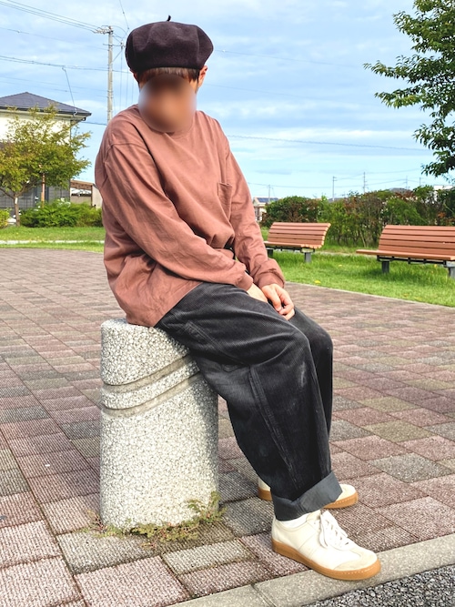 コーデュロイ ワイド ワーク パンツ Guワイドコーデュロイパンツも 人気の白からブラウンまで コーデュロイパンツのコーデ