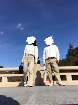 「PAR ICI（パーリッシィ）のアイテム（バッグ）」を使った、のなさん（レディース・154cm）の春コーディネート