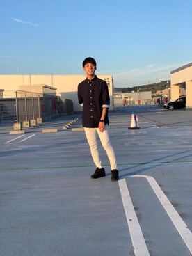 「Confirm（コンファーム）のアイテム」を使った、コンファーム・イルズ 四條畷さん（メンズ・175cm）の春コーディネート