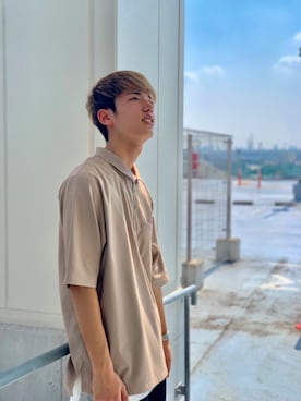 「Confirm（コンファーム）のアイテム」を使った、コンファーム・イルズ 四條畷さん（メンズ・175cm）の夏コーディネート