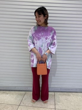 馬塲さん（レディース・155cm）の春コーディネート