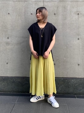 馬塲さん（レディース・155cm）の春コーディネート