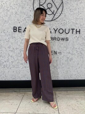 馬塲さん（レディース・155cm）の春コーディネート