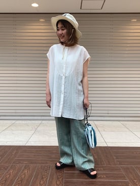 馬塲さん（レディース・155cm）の春コーディネート