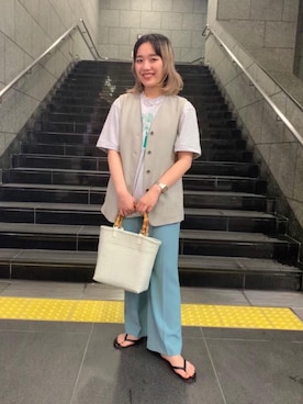 馬塲さん（レディース・155cm）の春コーディネート