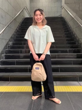 馬塲さん（レディース・155cm）の春コーディネート