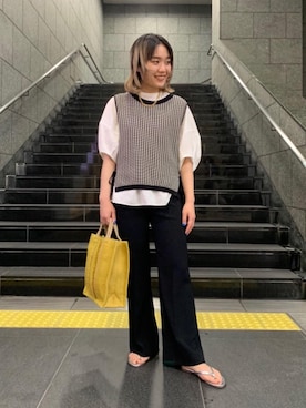 馬塲さん（レディース・155cm）の春コーディネート