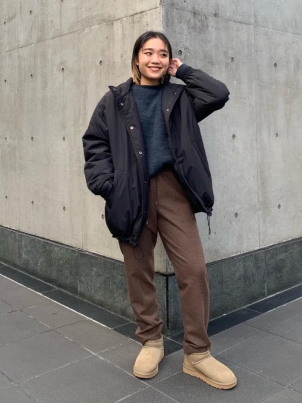 BY ナイロンパフ スタンドドロースト ブルゾンを使った人気