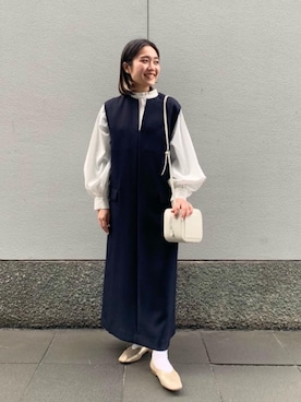 馬塲さん（レディース・155cm）の冬コーディネート