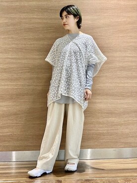 川端さん(レディース・153cm)の春コーディネート