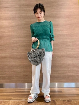 川端さん（レディース・153cm）の夏コーディネート