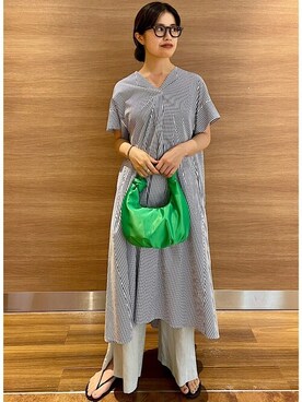 川端さん（レディース・153cm）の夏コーディネート