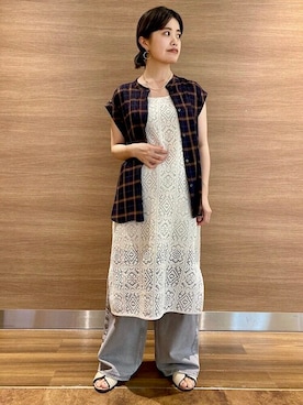 川端さん（レディース・153cm）の夏コーディネート