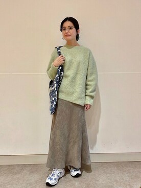 川端さん（レディース・153cm）の冬コーディネート