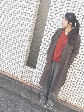 「SM2（エスエムツー）のアイテム（トップス）」を使った、yamaさん（レディース・161cm・10代）の冬コーディネート
