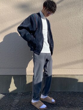 takuさんの「THE NORTH FACE PURPLE LABEL / Polyester Tropical Field Pants」を使ったコーディネート