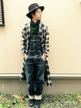 「ジャックパーセル」｜「アイテム（サロペット/オーバーオール）」を使った、Yu-Jie*さん（メンズ・171cm）の秋コーディネート