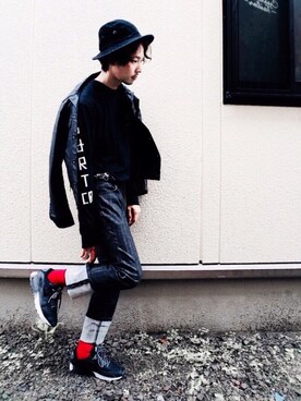 Yu-Jie*さん（メンズ・171cm）の秋コーディネート