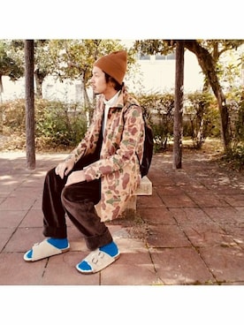 「ZIP FIVE（ジップファイブ）のアイテム（その他アウター）」を使った、Yu-Jie*さん（メンズ・171cm）の秋コーディネート